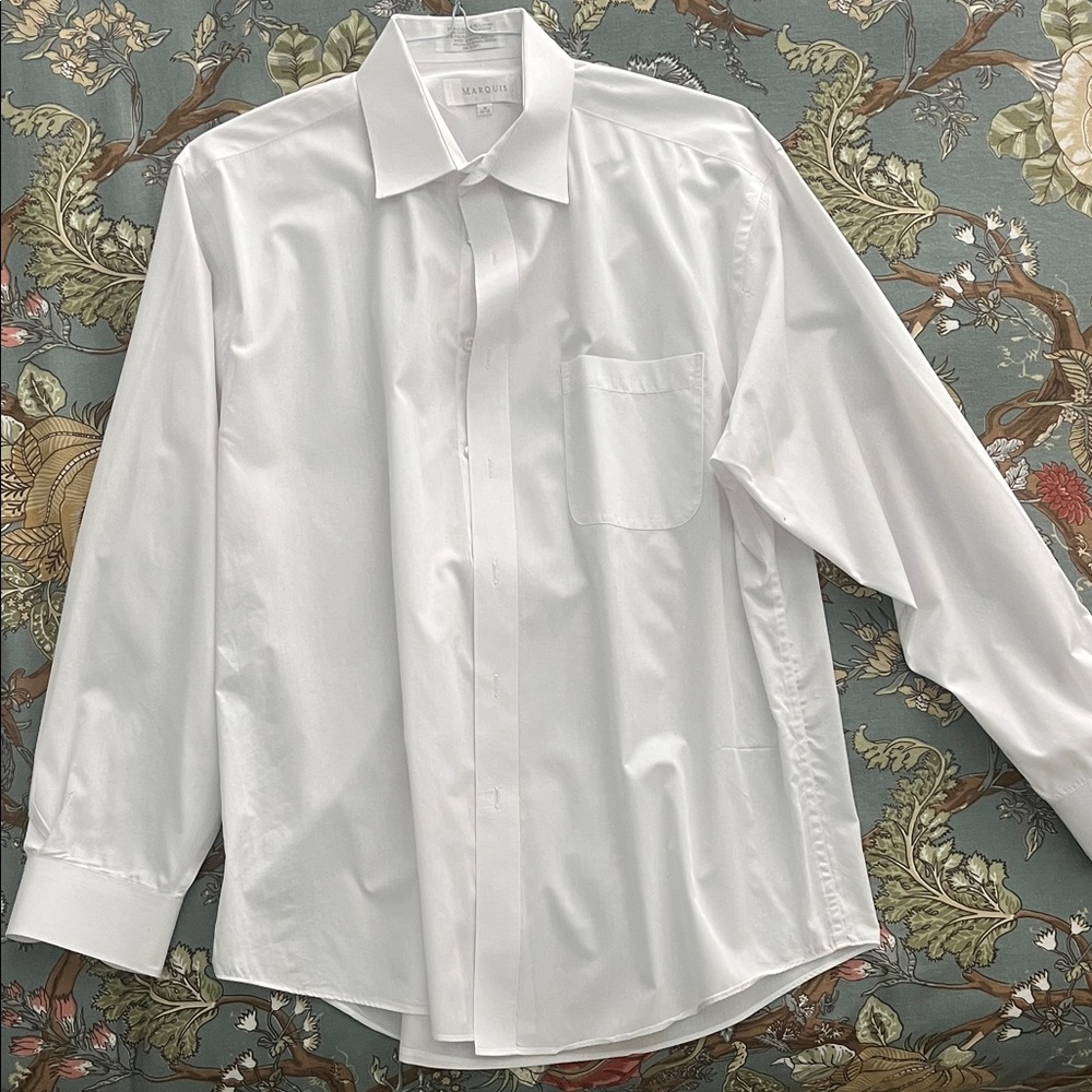 Elegant White Dress Shirt by Marquise